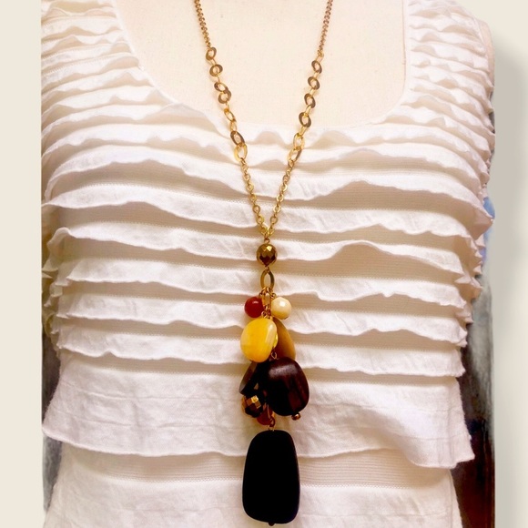 Bonnie J Jewelry - VTG Bonnie J Flapper Necklace